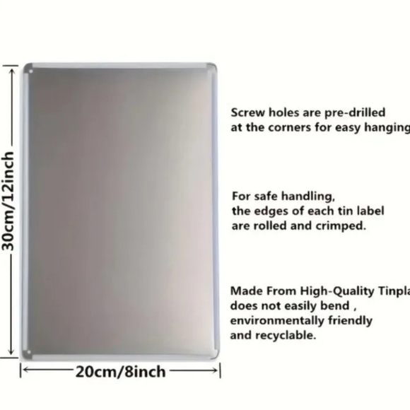 Funny Cat Novelty Metal Tin Sign 8x12 - Picture 3 of 3